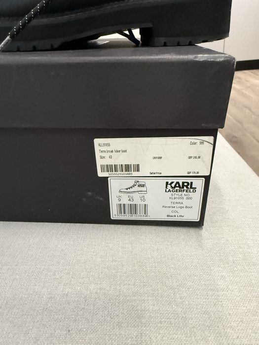 Karl lagegerfeld кожени боти