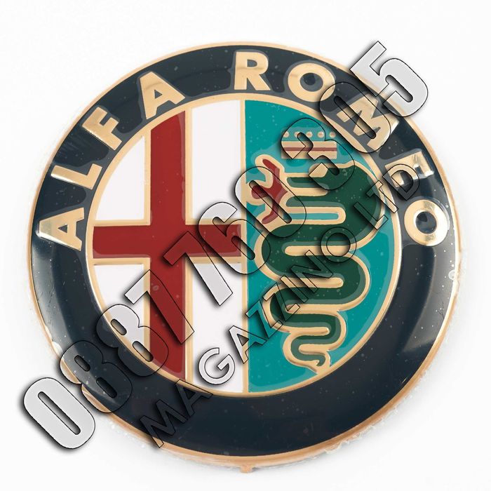 2 бр. Емблеми Алфа Ромео Предна и Задна 147, 156, 159, Brera, Mito