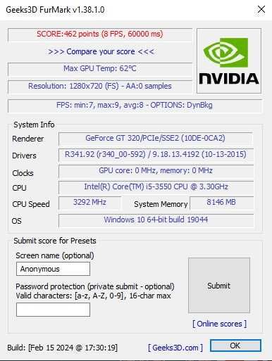 Placa video Nvidia GT 320 1G DDR3 VGA DVI HDMI