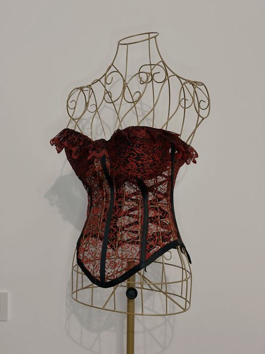 Corset cu cupe, handmade - model unic