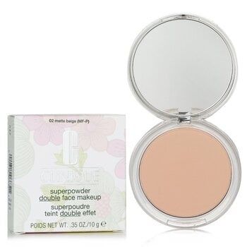 Pudra Clinique Superpowder Double Face Makeup nuanța 02 Matte Beige
