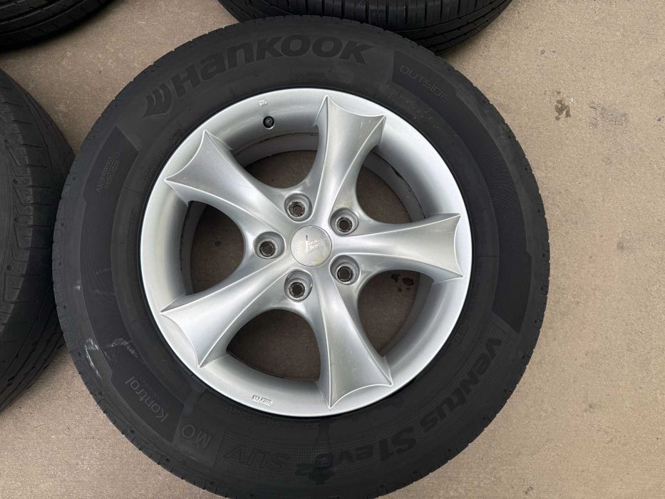 4 бр. алуминиеви джанти 17'' 5x130 , централен отвор 71.6, ET50 , 7,5J