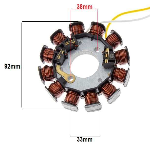 Magnetou Stator Scuter Yamaha BWS 12 Bobine
