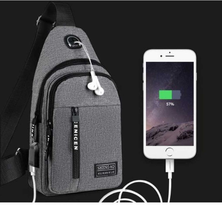 Мъжка раница за едно рамо - Стил, комфорт и функционалност в едно