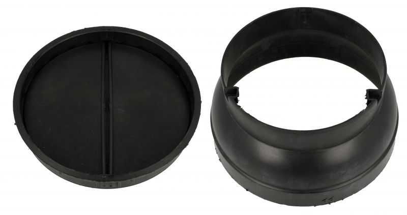 Reductie pentru hota de la 150 - 120 mm , cu clapeta antiretur 187931