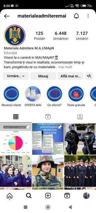Teste psihologice politie, jandarmi, armata, penitenciare, pompieri.