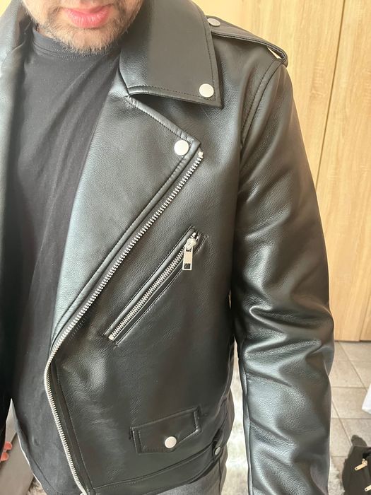Кожено мъжко яке