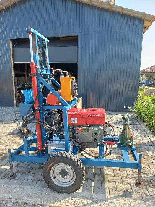 Masina foraj DIESEL 32Cp 100m Prajina 5 sape sol/piatra NOUA 7400 EURO