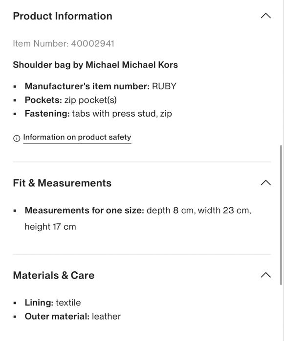 Michael Kors чанта