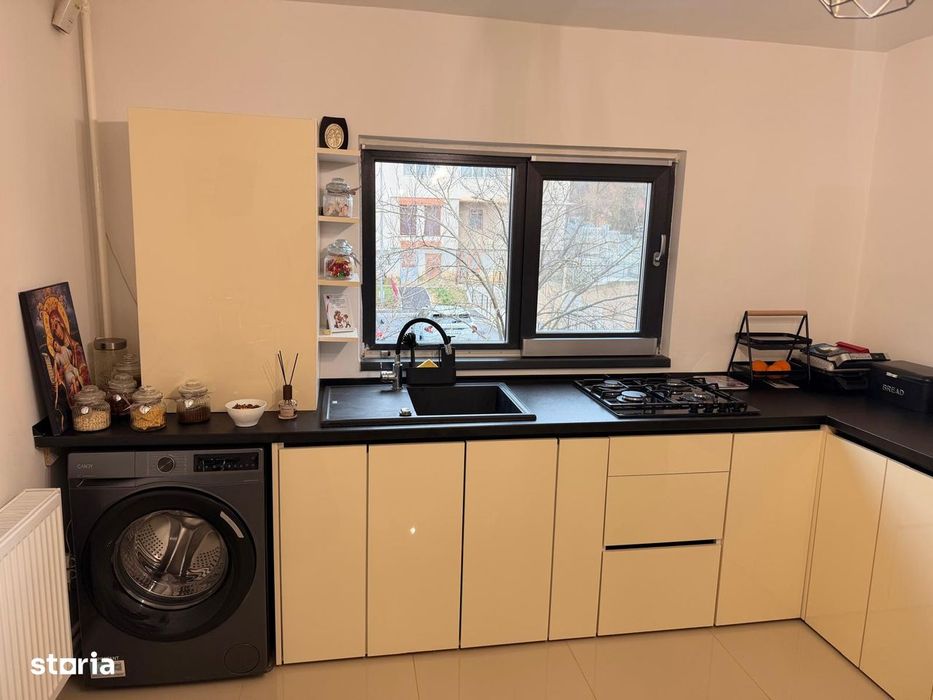 Apartament 2 camere Mioveni, renovat, mobilat, Et.1