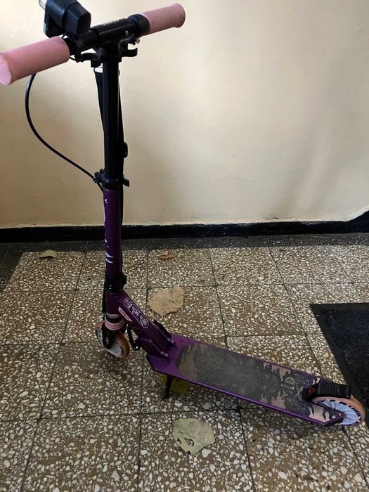 Vand Trotinetă cu Suspensii şi Frâne pe Ghidon Mid 5 Violet Copii
