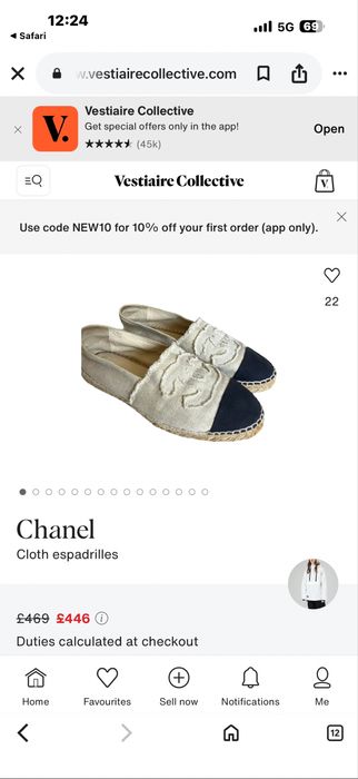 Chanel еспадрили