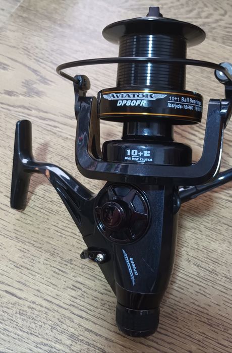 SET 3 Mulinete AVIATOR DP80 10+1 Rulmenti cu BaitRunner