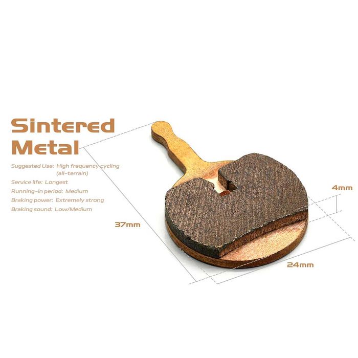 Plăcuțe de Frână Metalice Biciclete & Trotinete – AVID BB5, Promax