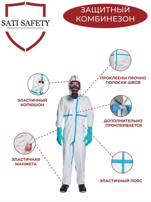 Одноразовые комбинезоны оптом
