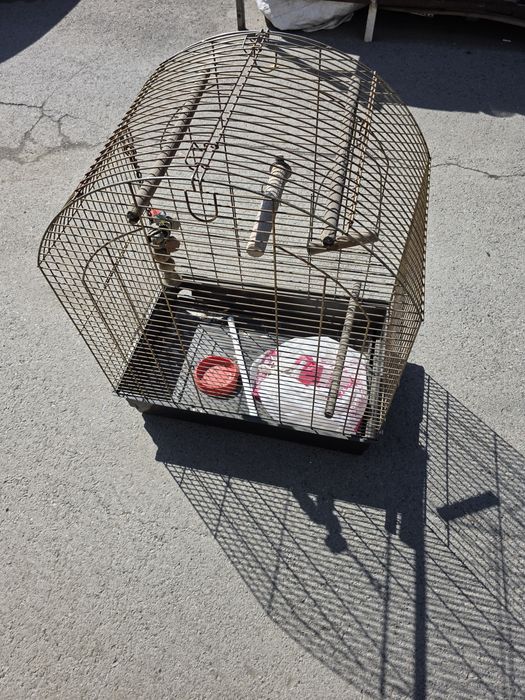 Продам клетку для попугая б/у