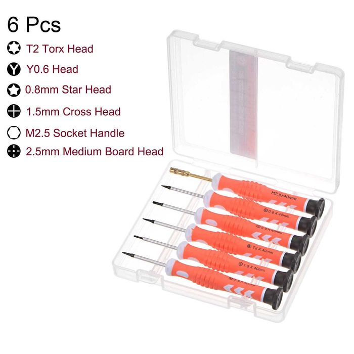 Комплект фини отвертки за телефони Digital One SP00884 SW-6126, 6 бр