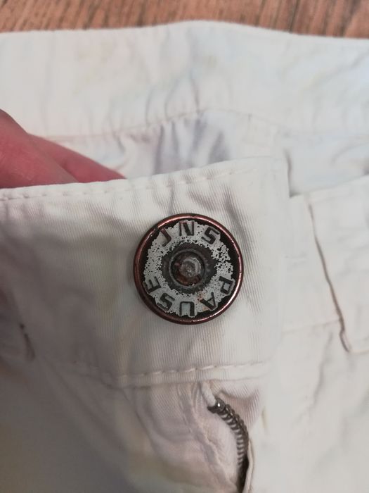 бял панталон pause jeans