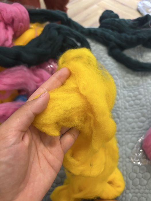 Шерсть для валяния / жүн текемет