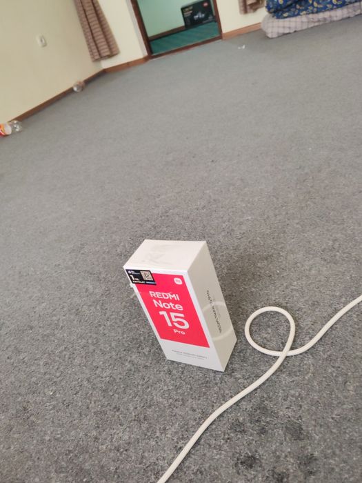 Redmi Note 15 pro, 8/256 Xotira, Rangi qora, Pachka,