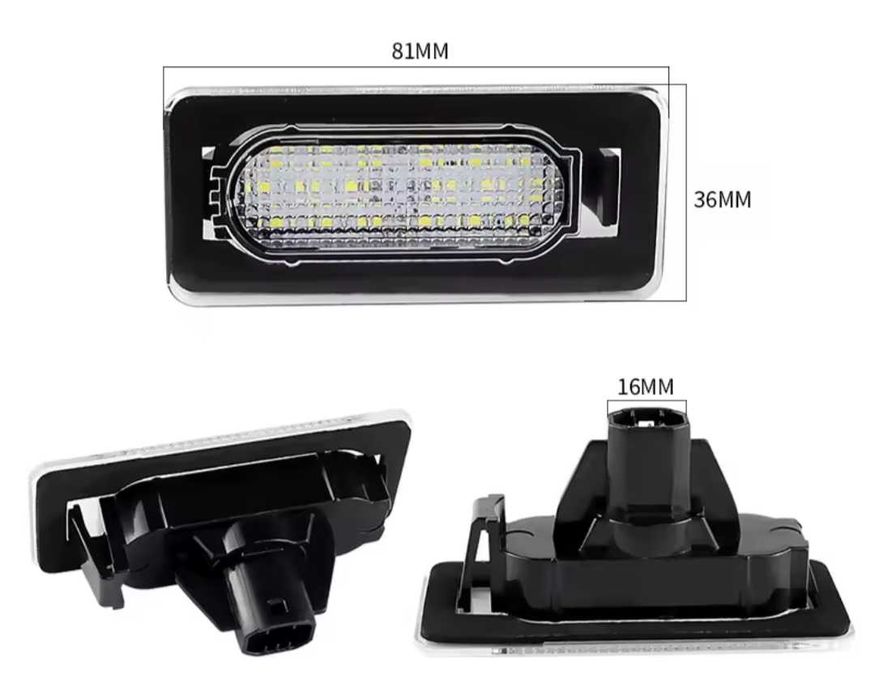 Лед плафони за регистрационния номер за Тойота Корола Toyota Corolla