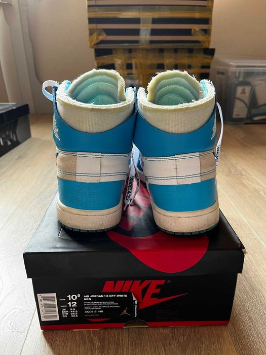 air jordan 1 x off white blue