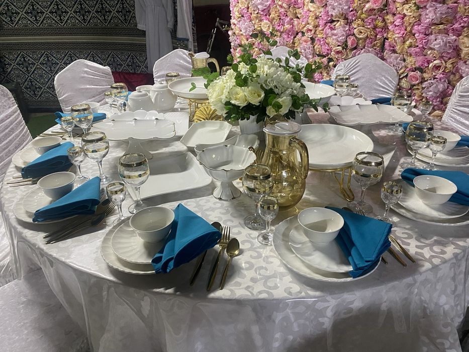 Аренда столы стулья посуда