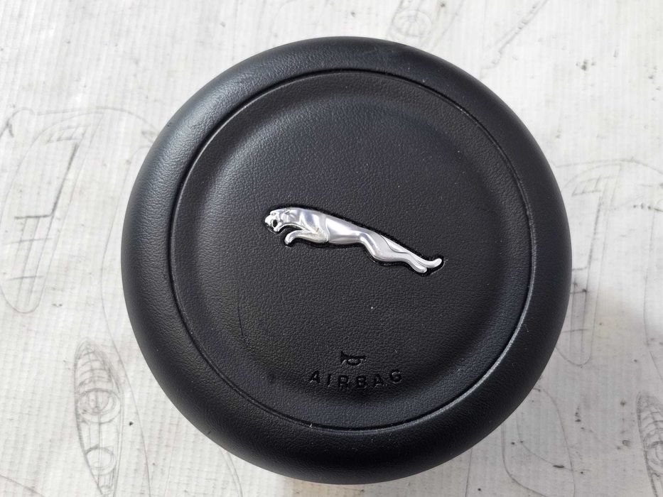 Airbag volan șofer Jaguar XE X760 / XF X260 2015-2023 2016 2.0d Cod OEM: GX73-043B13-AD, GX73043B13AD (5F3)