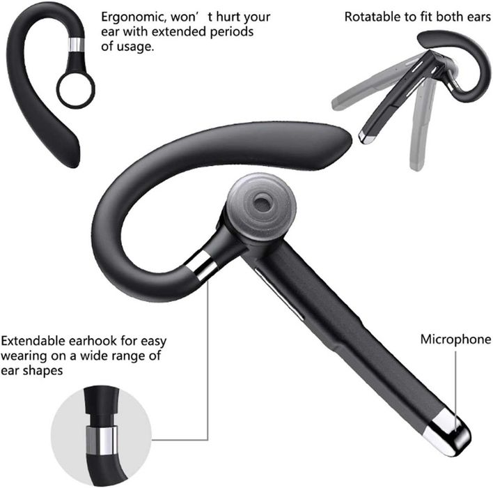 Casca Bluetooth Wireless 520, HandsFree, Compatibilitate Universala