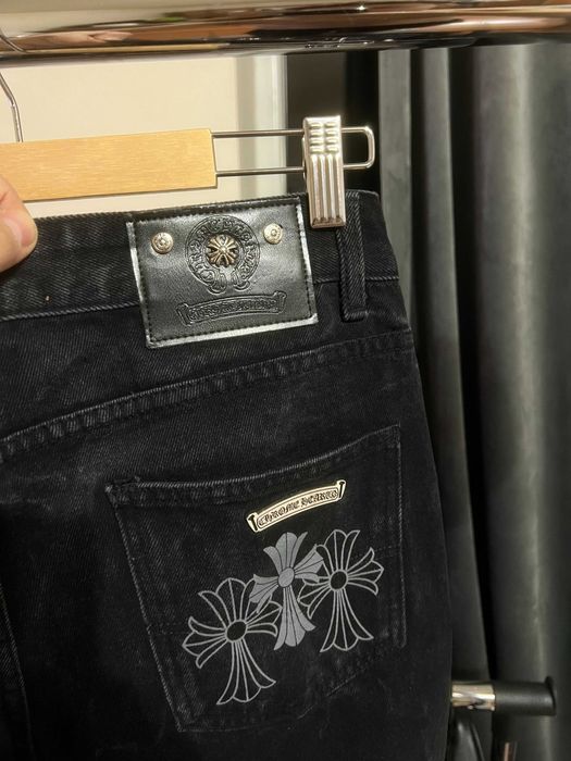 Pantaloni Chrome Hearts Negri