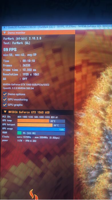 GTX 1060 6gb,i7.