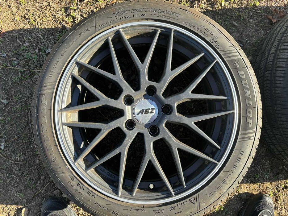 Jante AEZ 225/45 r17 cu anvelope Dunlop All season
