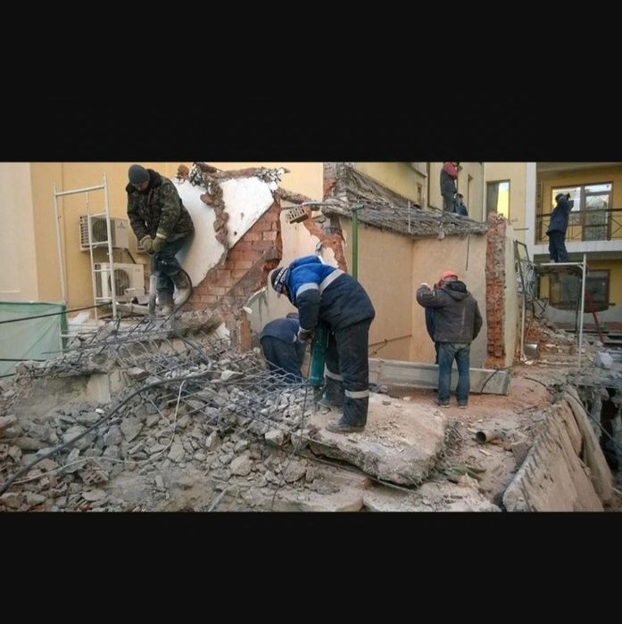 Демонтаж сломать и Уборка