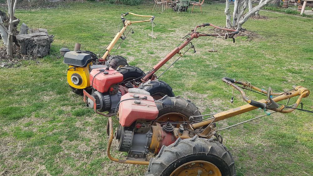 Бензинови Италиянски Мотоблокове 3 броя като нови