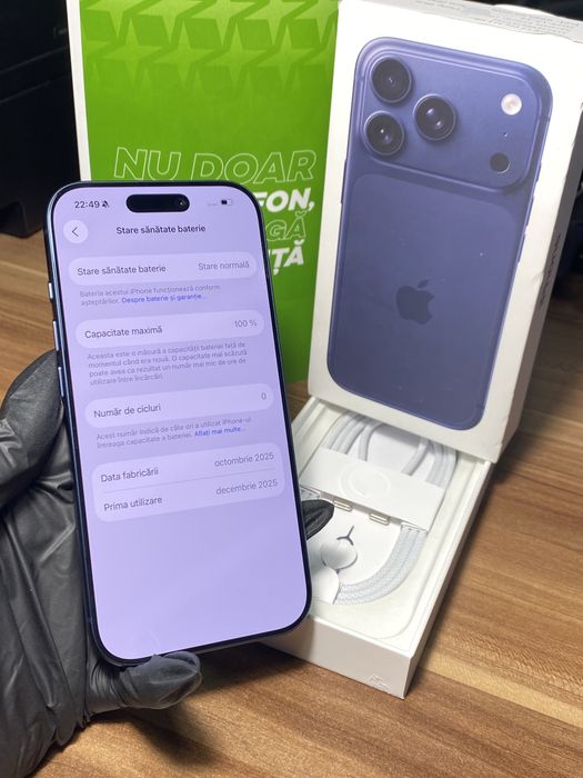 iPhone 17 Pro • 512 GB • Deep Blue