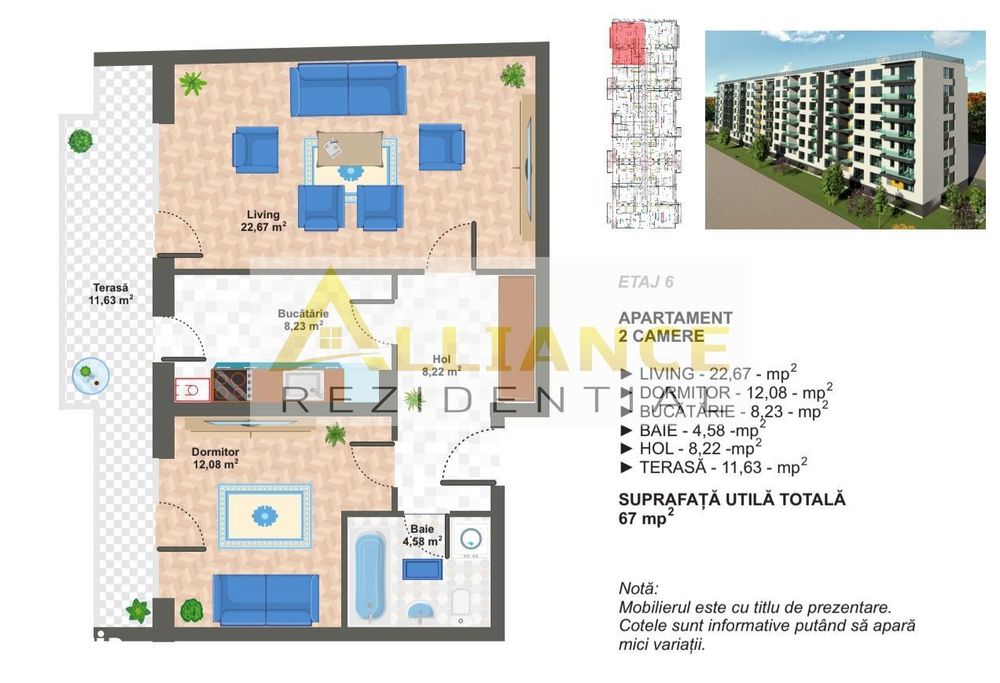 Apartament 2 Camere Drumul - Binelui