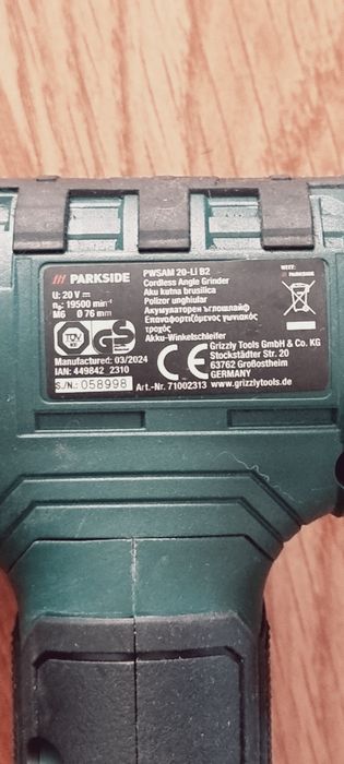 Scule electrice parksaide 20v