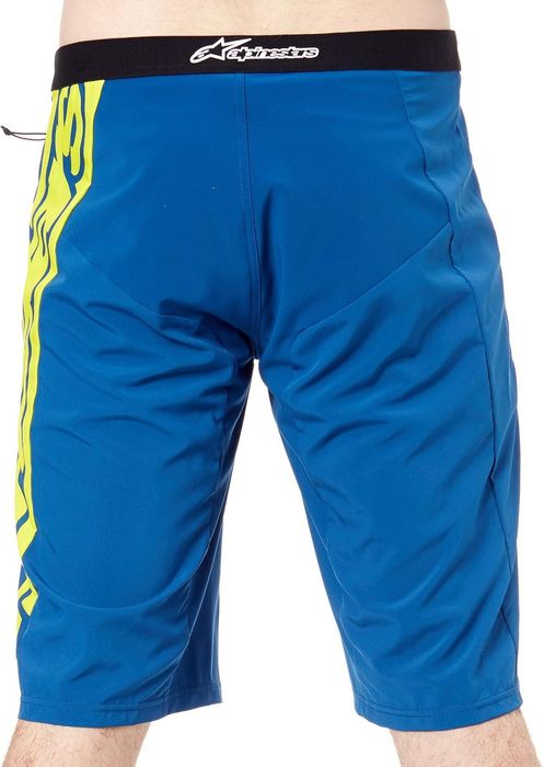 Alpinestars Mesa Short Homme, Poseidon Blue/Acid Yellow