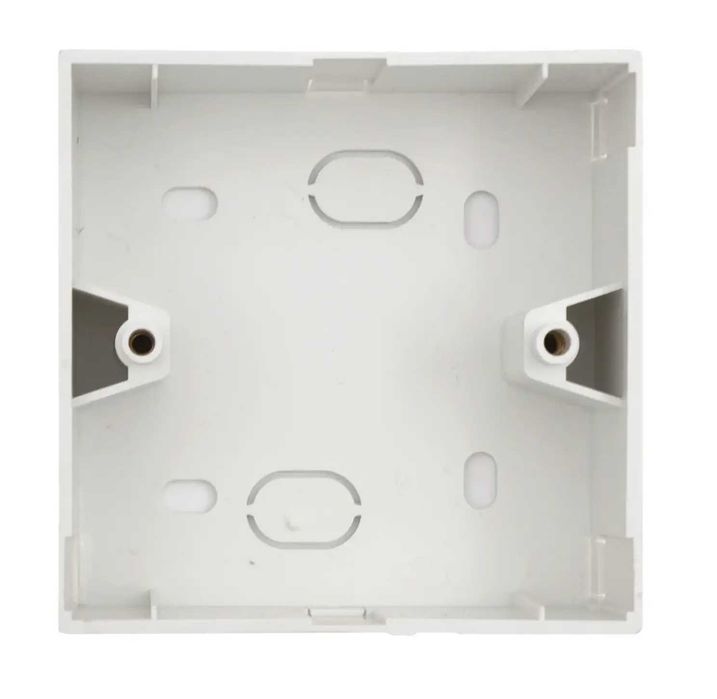 Монтажная коробка Pixietech, накладная, 86х86мм, белая