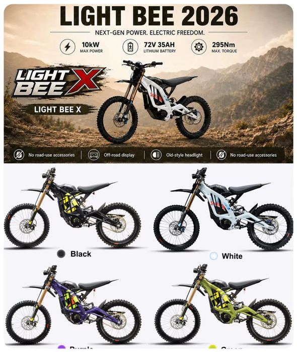 Surron Light Bee X 2026! Pre-order за Ноември!