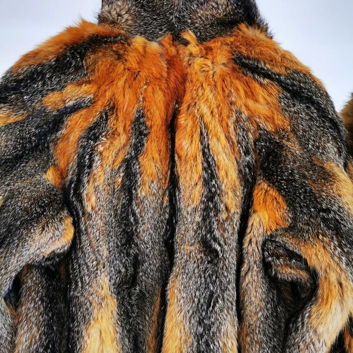 Haină blană naturală de damă vulpe