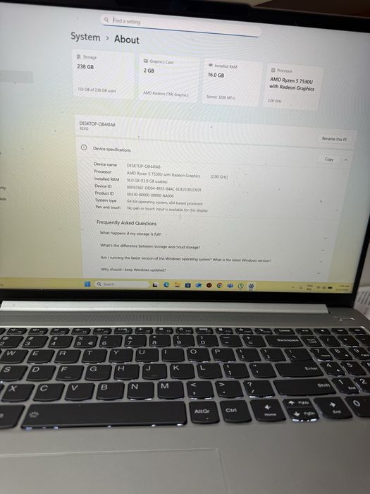 Lenovo ideaPad slim 5 amd ryzen 5 7000 series