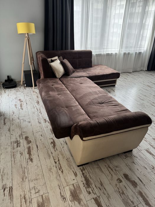 Диван с функция сън и ракла