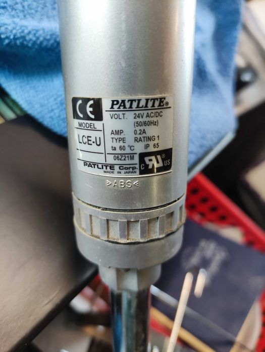 Patlite coloana lumini avertizare alarma utilaje 24v