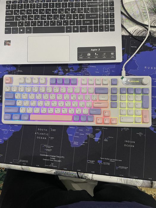 Кляватура мемберная с RGB подсветкой 100% FURECUBE IP98