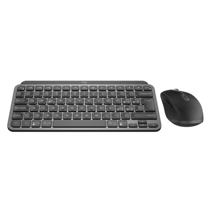 Set tastatura si mouse, Logitech MX Keys Mini, wireless, Bluetooth, QWERTY, negru