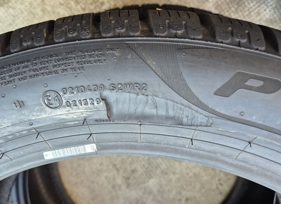 Set 2buc 245/45 R19 102H XL Pirelli P Zero Winter *BMW MO M+S iarnă