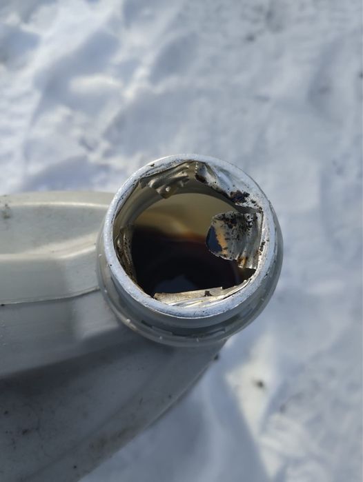 Отработка. 1 литр 200тг