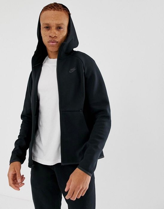 Мъжко горнище : Tech Fleece Zip Through Hoodie In Black XS