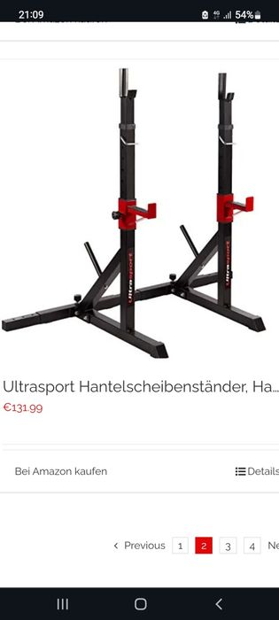 Suport bara ultrasport cu banca reglabila si greutati